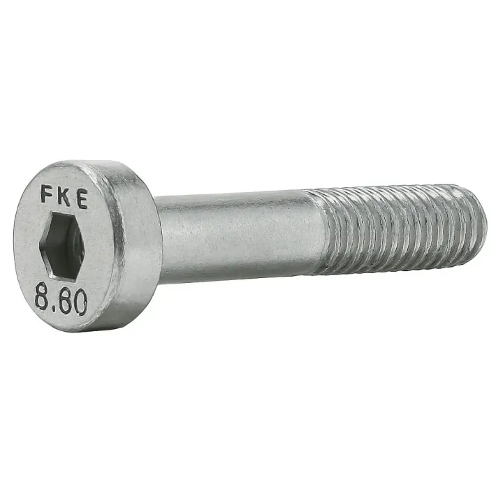 1 Vis CHC basse DIN 7984 Classe 8.8 zingue. vue