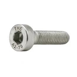 1 Vis CHC basse avec trou de guidage DIN 6912 Inox A2. vue
