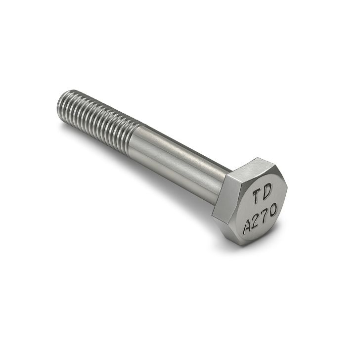 Vis à tête hexagonale - Pas américain UNC - D. 5/8 x 3' - Inox A2