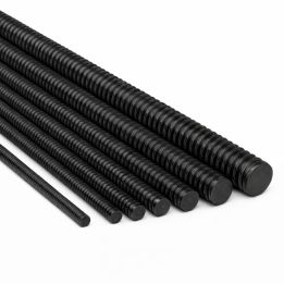 Tige filetée (long. 1m) - DIN 975 - M18 - Classe 4.6 Brut - Tiges filetées