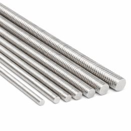 Tige filetée (long. 1m) - DIN 975 - M24 à gauche - Inox A2 - Tiges filetées