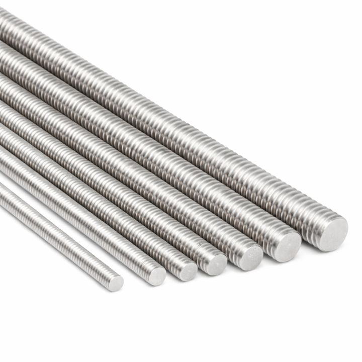 Tige filetée (long. 1m) - DIN 975 - M2,5 - Inox A4 - Tiges filetées