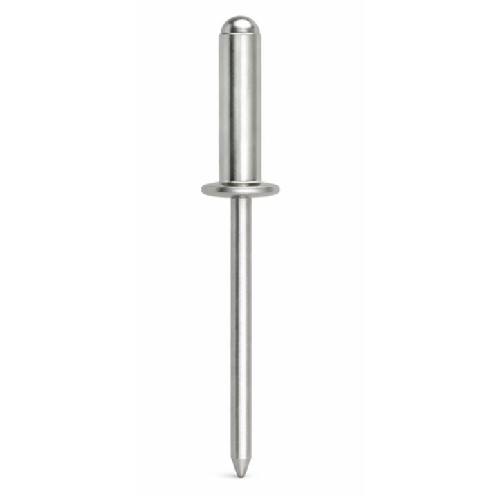 Rivets aveugles tête plate - ISO 15983 - M4,8 x 25 - Alu / Inox - Fixation, quincaillerie