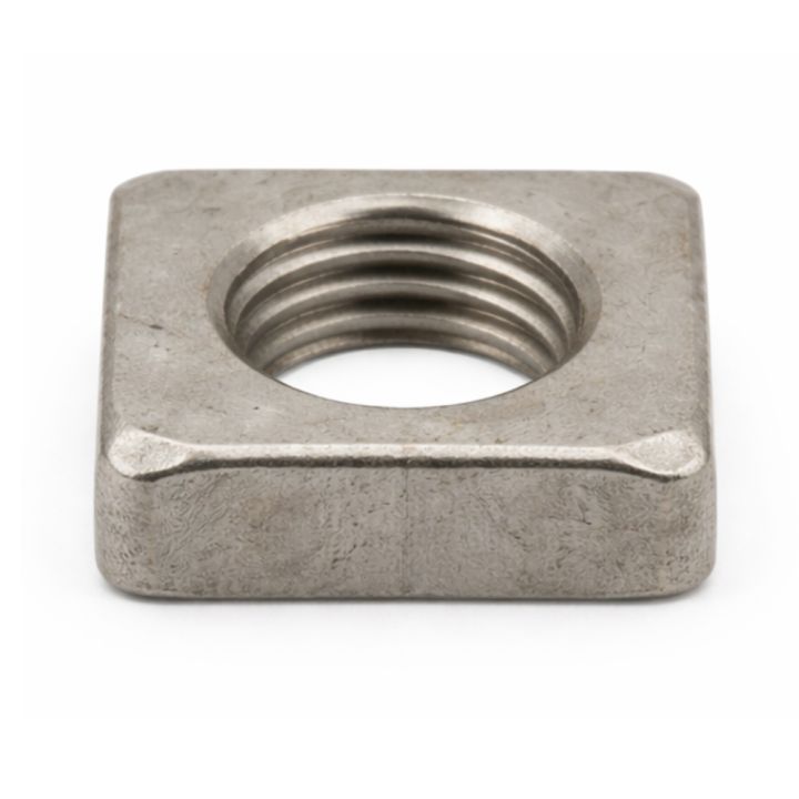 Ecrou carrés bas - DIN 562 - M 4 - Inox A2