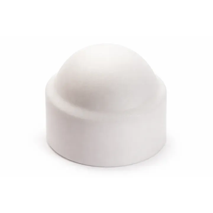 Caches écrous hexagonaux blanc - M 6 - Polyéthylène