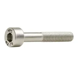 Vis à tête cylindrique six pans creux - CHC - (DIN 912) - M 6 x 45/*45 (filetage total) - Inox A2