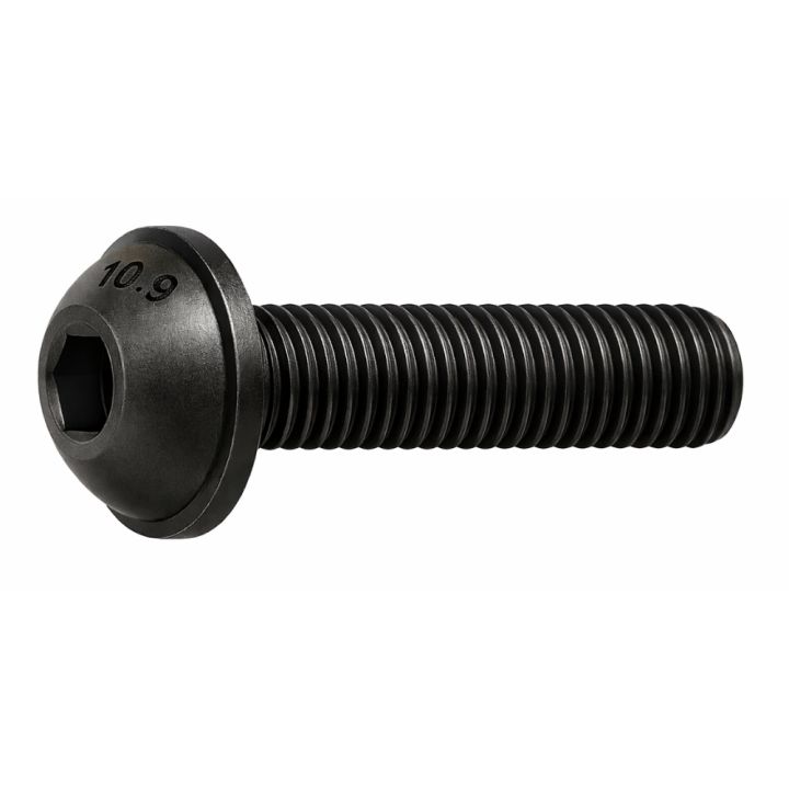 Vis à tête bombée six pans creux à embase (BHC-L), M 8 x 10 Classe 10.9