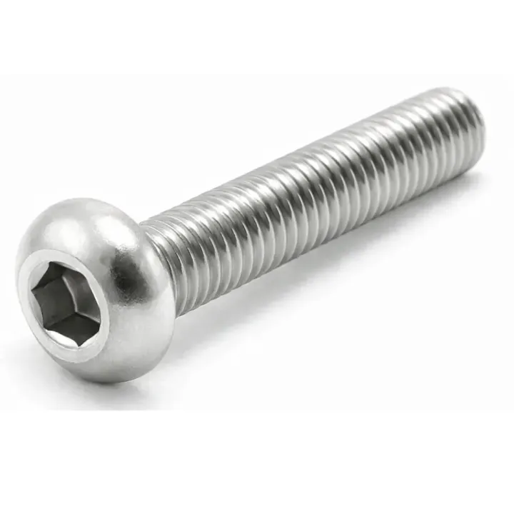 1 Vis bombee six pans creux BHC ISO 7380 zingue vue