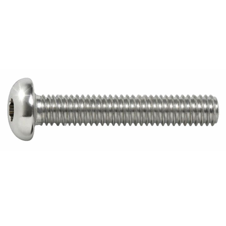 Vis à tête bombée six pans creux (BHC) - ISO 7380 - M 6 x 16 Classe 10.9 Zingué