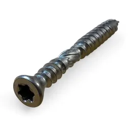 1 Vis pour bois dur fraisee bombee empreinte 6 lobes Double filet vue