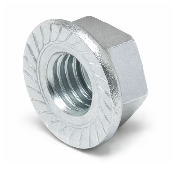 Ecrous à embase crantée - M12 - Inox A2 - Écrous