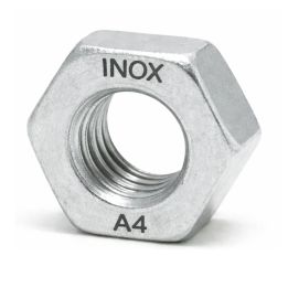 Ecrou hex. (Pas fin) M12 - Pas : 150 - Inox A4 - Écrous pas fin