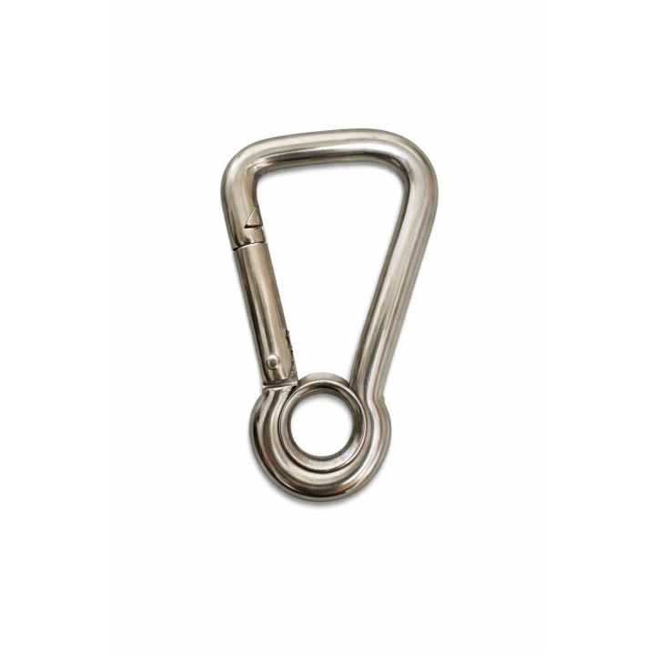 Mousqueton à oeil asymétrique - Inox A4 - diam 8 - Long. : 80 - Accastillage, quincaillerie
