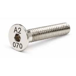 Vis à tête fraisée six pans creux (FHC), DIN 7991, ISO 10642, M 2,5 x 5 Inox A2