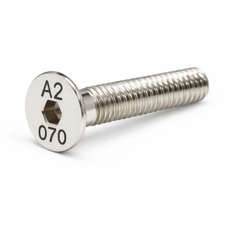 Vis à tête fraisée six pans creux (FHC), DIN 7991, ISO 10642, M 3 x 30 Inox A2