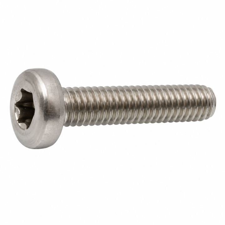Vis à métaux - Tête cylindrique empreinte 6 lobes - DIN 7985 - M 4 x 6 - Inox A2