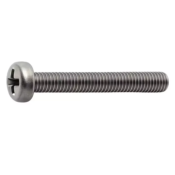 Vis à métaux - Tête cylindrique empreinte Phillips - DIN 7985 - M 2 x 4 - Inox A2