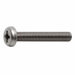 Vis à métaux - Tête cylindrique empreinte Pozidrive - DIN 7985 - M 2 x 8 - Inox A2