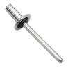 ISO 16585 : Rivets aveugles étanches à tête plate - Inox