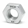 DIN 934 : Écrous hexagonaux au pas fin - Inox A4