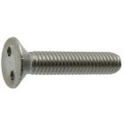 Vis à métaux inviolables  -  Tête fraisée Snake eye   -   M  6  x  40   -   Inox A2