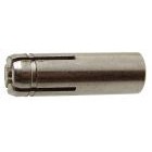 Douille de frappe - Diam int.    6 - Perçage 8 x 25  -  Inox A4