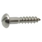 Vis à bois  -  Tête ronde fendue   -   DIN 96   -   M  3  x  16   -   Inox A4