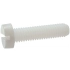 Vis tête cylindrique fendue - DIN 84 - M    3   x   10 - Nylon