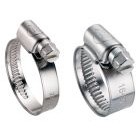 Colliers à bande non perforée de 12 mm   -   DIN 3017   -   M 180 / 200   -    Zingué