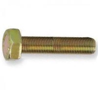 THNC017025B/ZJ - Vis à tête hexagonale - Pas américain UNC - D. 7/16  x  1'  - Classe 10.9 zingué