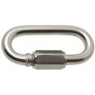 Maillon rapide   - Inox A4 -  Section (mm) :   3 - Longueur interne (mm) : 29,5