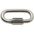 Maillon rapide   - Inox A4 -  Section (mm) :   5 - Longueur interne (mm) : 39