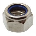 Ecrou frein bague nylon - DIN 985   -   M   20   -   Inox A2