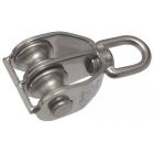 Poulie double - Inox A2 - diam 32 - Long. : 98