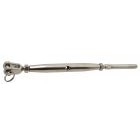 Ridoir à chape fixe soudée avec embout à sertir - Inox A4 - M 6 - Long. : 175 / 245