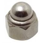 Ecrou borgnes auto-freinés bague nylon - DIN 986 - M 12 - Inox A2