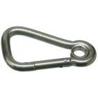 Mousqueton à oeil asymétrique - Inox A4 - diam 6 - Long. : 60
